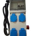 Coffret de chantier Mono 4 prises + Arrêt d'urgence