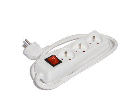 Bloc 3 prises + interrupteur Schuko