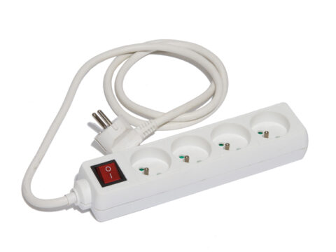 Bloc 4 prises + interrupteur Schuko