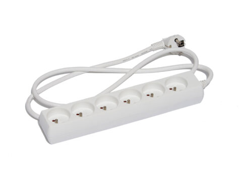 Bloc 6 prises Schuko