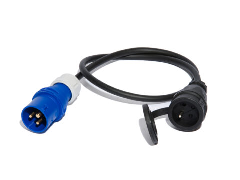 Adaptateur  femelle NF 16A - fiche mâle P17