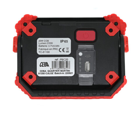 Projecteur portable sur batterie compact – Image 2